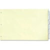 Stride Insertable Index Divider 11""x17"" 5 Tabs Manila/Clear