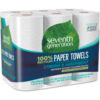 Seventh Generation® 100 Recycled Paper Towel Rolls 2-Ply 11"" x 5.4"" 140 Towels/RL 6/PK