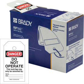 Brady® 150503 RipTag™ Safety Tag Roll Do Not Operate 3""W x 5.75""H 100/Roll