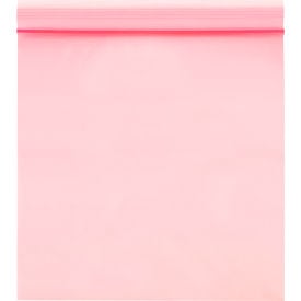 Global Industrial ™ Reclosable Anti Static Bags 8""W x 10""L 4 Mil Pink Pack of 1000