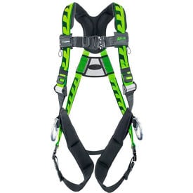 Honeywell Miller® AirCore Stretchable Harness with Back D-Ring Quick Connect Universal Green