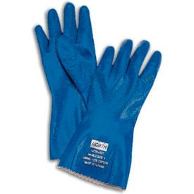 Honeywell® Nitri-Knit™ Chemical Resistant Gloves Nitrile 40 Mil Thick Size 10 Blue