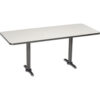 Interion® Breakroom Table 72""L x 36""W x 29""H Gray
