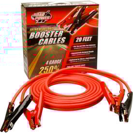 Coleman Cable 20 Ft. 4 Gauge With 500 Amp Polar-Glo™ Booster Cable Clamp