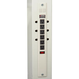 Global Industrial™ Power Kit for 68""H and 81""H Orbit Posts - Beige