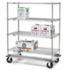 Nexel® E-Z Adjust Wire Shelf Truck 1600 lb. Capacity 60""L x 18""W x 61""H