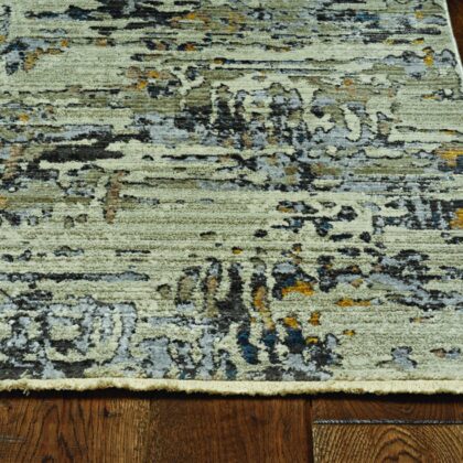 90 X 114 Ivory  Polyester Rug