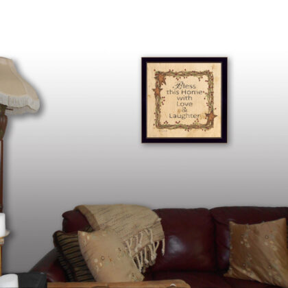 Bless This Home 2 Black Framed Print Wall Art