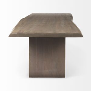 Rustic Live Edge Natural Wood Dining Table