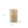 5" Ivory Flameless Pillar Candle