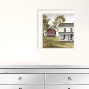 Set Of Two Summers End 1 White Framed Print Wall Art