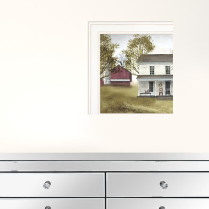 Set Of Two Summers End 1 White Framed Print Wall Art