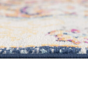 2' X 5' Cream Oriental Dhurrie Area Rug