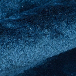 5' X 8' Blue And Green Shag Tufted Handmade Area Rug