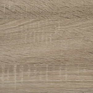 Taupe Wood Adjustable Five Tier Bookcase