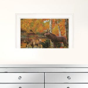 Peaceful Retreat 2 White Framed Print Wall Art