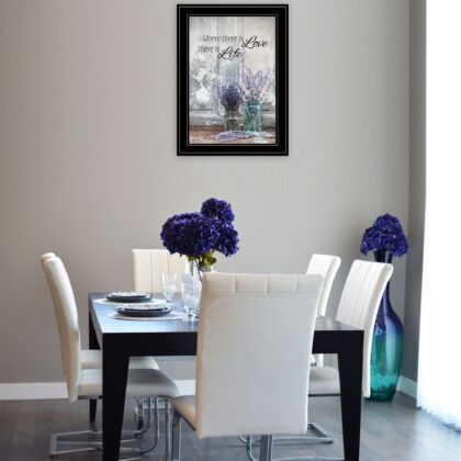 Where There is Love 3 Black Framed Print Wall Art