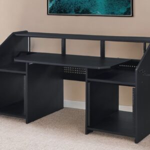 71" Black Music Desk