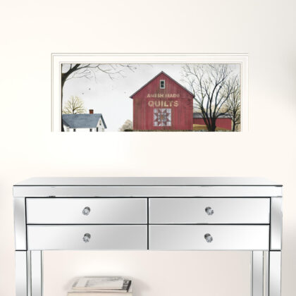 The Quilt Barn 4 White Framed Print Wall Art