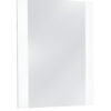 41" White Framed Mounted Dresser Mirror