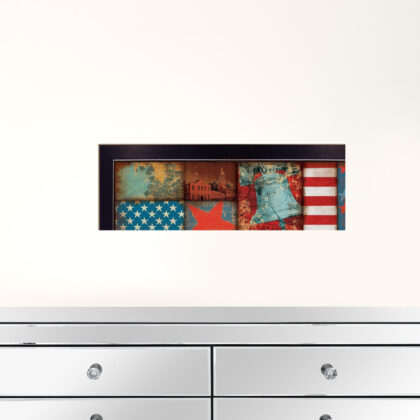 Freedom Black Framed Print Wall Art