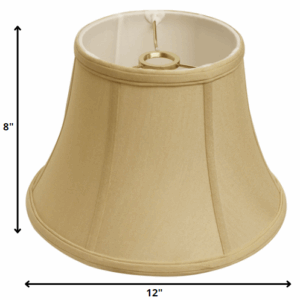 12" Pale Brown Drum No Slub Lampshade