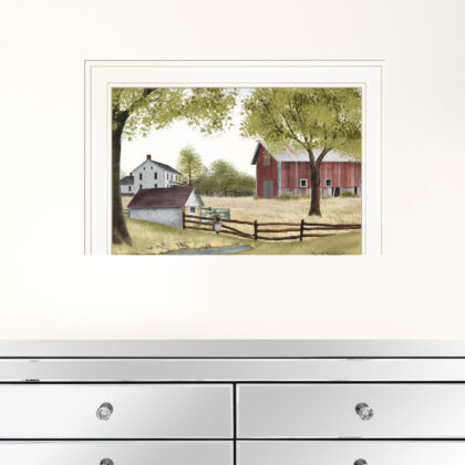 The Old Spring House 1 White Framed Print Wall Art