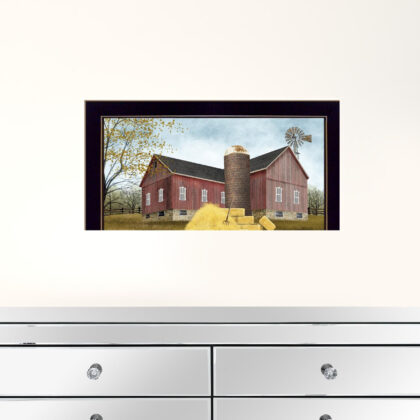 Farm Life 1 Black Framed Print Wall Art