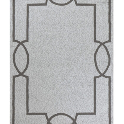 5' X 7' Ivory Indoor Outdoor Area Rug