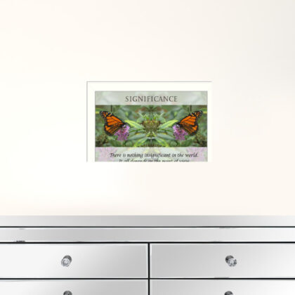 Significance 2 White Framed Print Wall Art