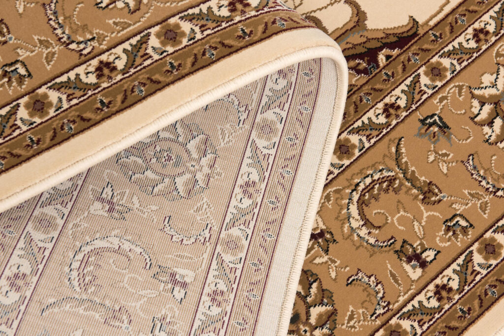 3’ x 20’ Cream and Tan Ornate Border Runner Rug
