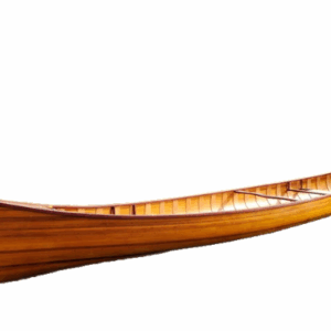 31.5" X 187.5" X 24" Wooden Canoe With Ribs