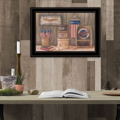 Sweet Land Of Liberty 3 Black Framed Print Wall Art