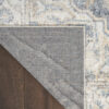 9' x 12' Gray Oriental Power Loom Area Rug
