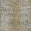 10' X 14' Brown Beige And Charcoal Oriental Washable Indoor Outdoor Area Rug