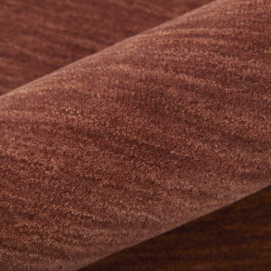 8' Orange And Red Wool Hand Woven Stain Resistant Runner Rug