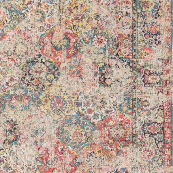 5' x 7' Red Oriental Non Skid Area Rug