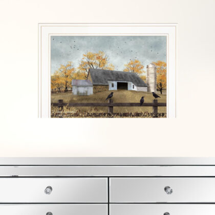 A Casual Conversation 3 White Framed Print Wall Art