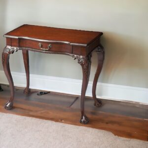 35" Dark Brown Writing Desk