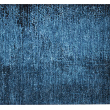 2' X 3' Navy Blue Abstract Washable Non Skid Indoor Outdoor Area Rug