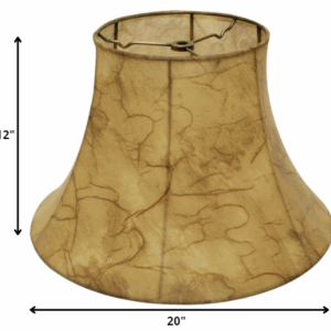 20" Antique Parchment Slanted Softback Lampshade