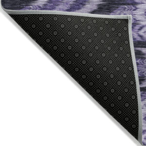 5' X 8' Purple Lavender And Plum Southwestern Washable Indoor Outdoor Area Rug