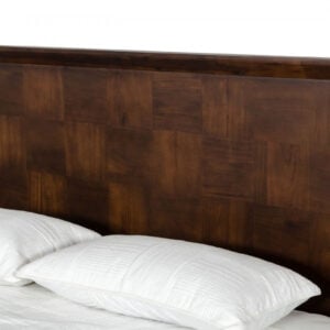 Brown Wood Queen Bed Frame