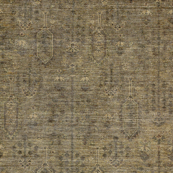 9' X 12' Brown And Beige Southwestern Washable Indoor Outdoor Area Rug