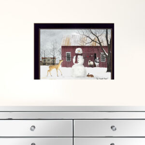 The Friendly Beasts 1 Black Framed Print Wall Art