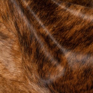 5' x 7' Brown Cowhide Hand Knotted Area Rug