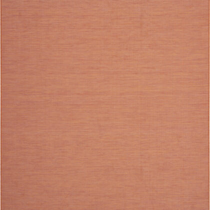 6' X 9' Terracotta Indoor Outdoor Area Rug