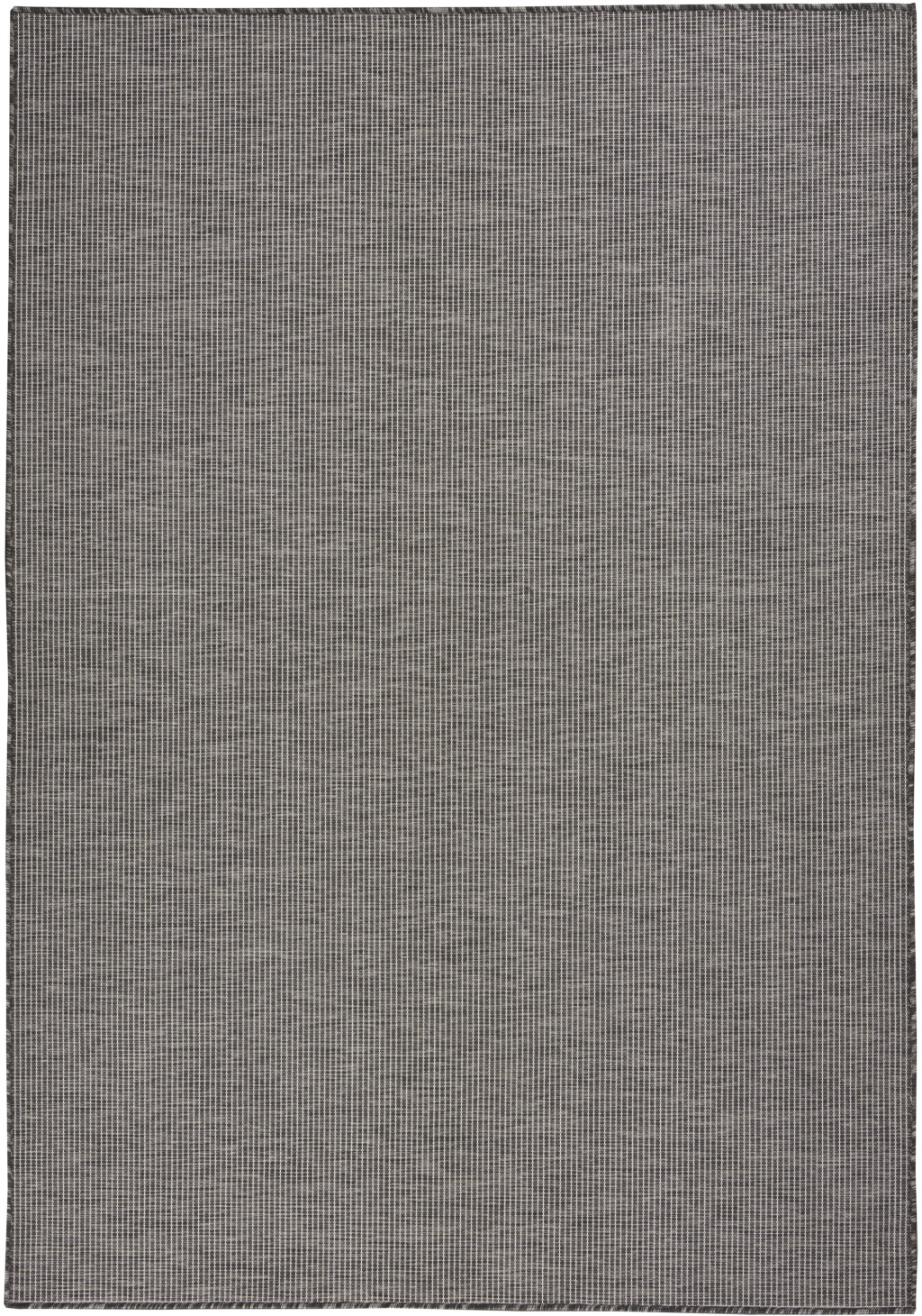4' X 6' Charcoal Indoor Outdoor Area Rug