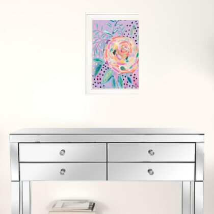 Master The Chaos 1 White Framed Print Wall Art