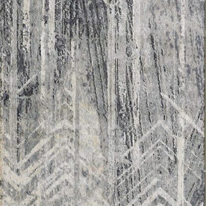 63 X 91 Grey Polyester Or  Viscose Rug